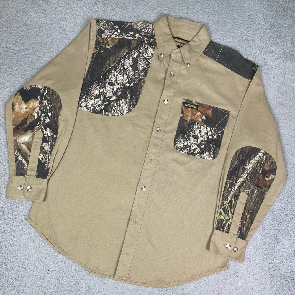 remington real tree camo button down‎ shirt